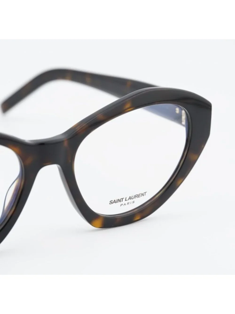 Saint Laurent SL M60 OPT 002 Eyeglasses Havana 54mm Cat Eye Frame